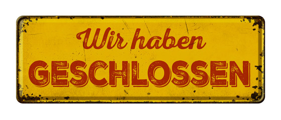 geschlossen